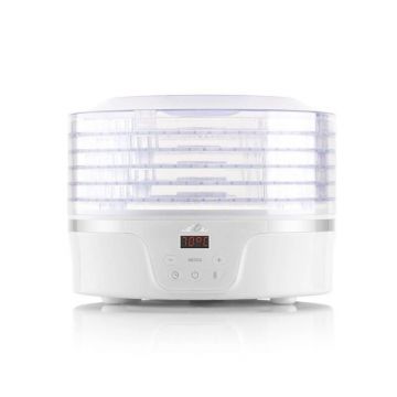 Deshidrator de alimente ETA Secca 7301 90000, 380 W, 5 niveluri, 35-70 °C, afisaj LED, alb