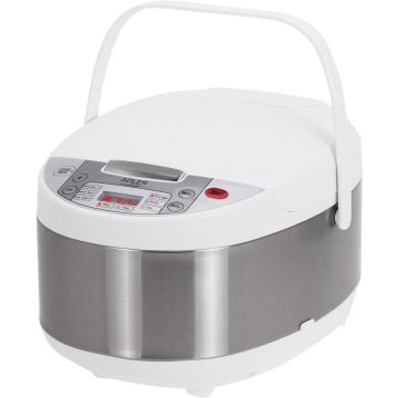 Multicooker AD 6420 Capacitate 3.25L 6 Functii de Gatit 700W Alb