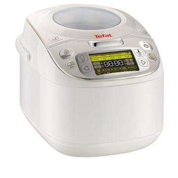 Multicooker TEFAL Fuzzy Spherical Advanced 45in1 RK812110, 5 l, 750 W, 45 programe (Alb/Argintiu)
