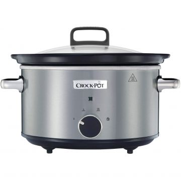 Slow cooker Crock-Pot CSC028X-DIM, 210 W, 3.5 l, Argintiu