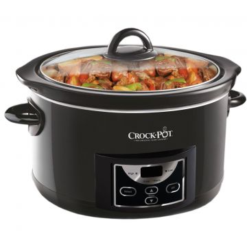 Slow cooker CrockPot Digital SCCPRC507B-050, 220 W, 4.7 l, Negru